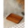 Dish - tray for serving and feeding ADELICA "Arno", 25 × 18 × 1.7 cm, oak