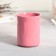 Tea couple ceramic "Panda", mug 200 ml, saucer 17.8x13.3 cm, pink color