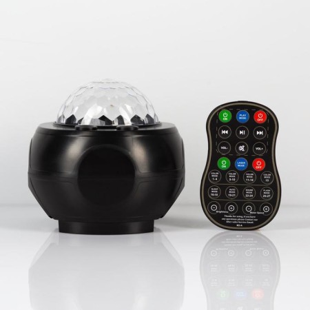 Light device "Universe" 11 cm, laser, speaker, remote control, glow of multi, 5 V-2
