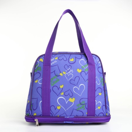 Lightning bag, with an increase, external pocket, lilac color-1