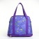 Lightning bag, with an increase, external pocket, lilac color