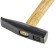 Hammer "Sibrstekh" 10211, locksmith, square steam, wooden handle, 200 g