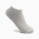 Women's socks "trackers", gray color, size 23-25