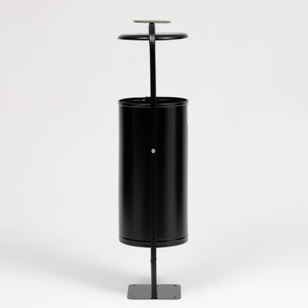 Urna Street "Saturn" 28 l, 104 x 31 x 26.5 cm, black, tank 0.6 mm-1