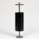 Urna Street "Saturn" 28 l, 104 x 31 x 26.5 cm, black, tank 0.6 mm