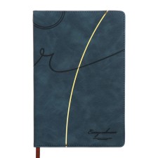 Lotted diary, A5, 140l, Cage, region, style, dark gray
