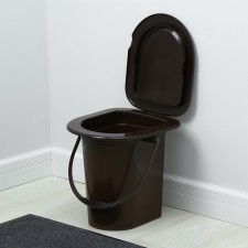 Bucket-loop, h = 40 cm, 17 l, with a removable pot, brown