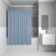 Curtain for the bathroom IDDIS P09PE18I11, PE, 200x180 cm, light gray