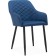 Steve Metal/velor, black/blue 52x68x81 cm
