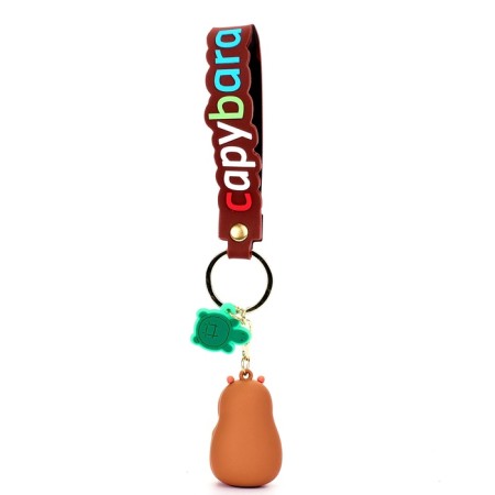 Toy - Funny Box Surprise "Capibar": children's keychain, stickers-2