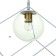 Lamp Bayerlux 2467/1wt E27 40W White 25x25x25-125 cm