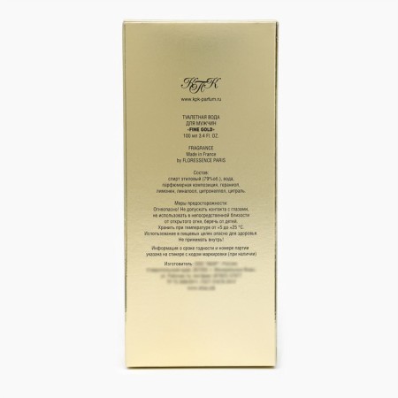 Tuale water men's Fine Gold, 100 ml-3