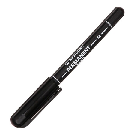 Permanent marker 2.0 mm centropen 2846, line 1 mm, black color-3