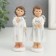 Souvenir Polystone "Angel in the toga with heart/star" MIX 2.5x3.7x8.5 cm