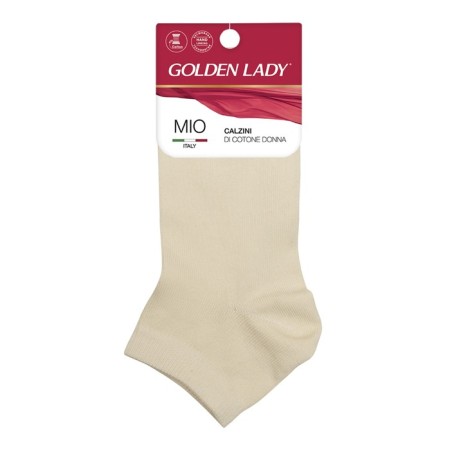 Women's socks shortened Gld Mio, size 39-41, color Beige