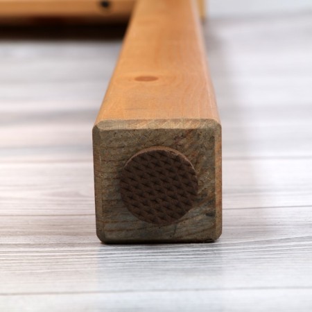 Laying furniture round tundra, d = 25 mm, 18 pcs., Polymer, brown-11