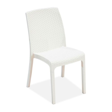 Chair (artificial rattan) Virginiya Nebraska, white color