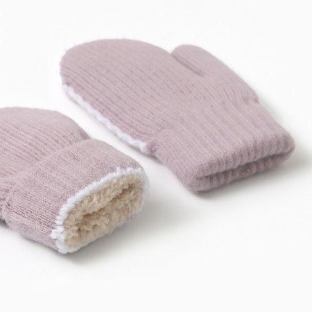 Baby mittens minku, purple color, 18 cm-2