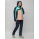 Ski suit, size 42, turquoise color