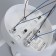 Valencia chandelier 4x60W E27 white 70.5x32.5x21cm