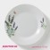 Board ceramic dessert shade "lavender", d = 19 cm, white color