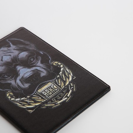 Cover for passport, black color-2
