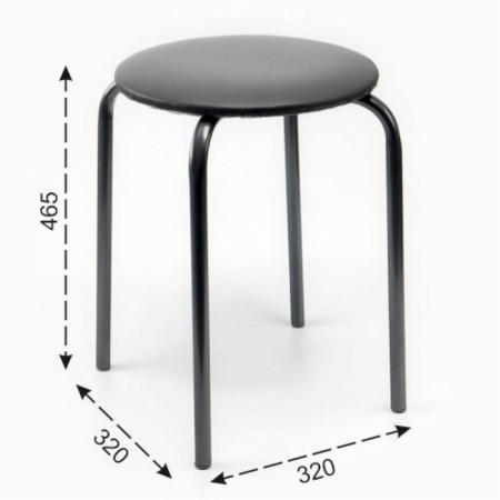 Stool collapsible TE2 r gray-4