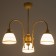 Dapiye chandelier 3he27 40W gold 57x57x40 cm Bayerlux