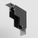 The internal corner connector for the Technical TRX010ICL-21B, 10x3.8x10 cm, black color is black