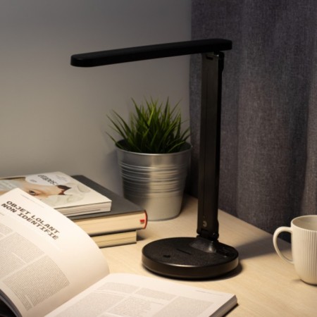 LED desktop lamp, black color-11