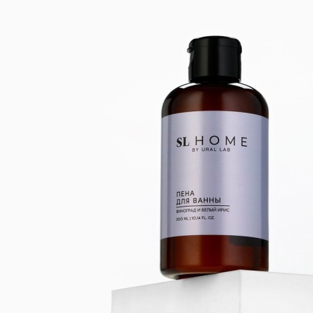 Bath foam Ural Lab, 300 ml, grape and white iris-5