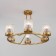 Ceiling chandelier with glass ceilings Calle, 40W, E27, 65x65x42 cm