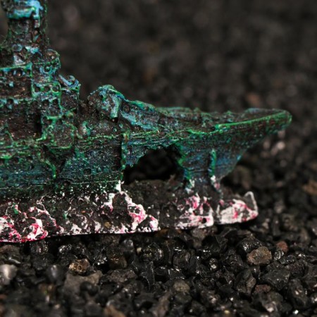 Decor for the Aquarium "Little Boat", 13 x 2.5 x 5.5 cm-5