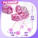 A stroller for dolls with a bag "Smile!" universal, metal frame