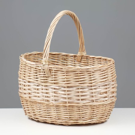 Mushroom basket, No. 1, 32 × 25 × 34 cm, 8 l, manual weaving, willow-1