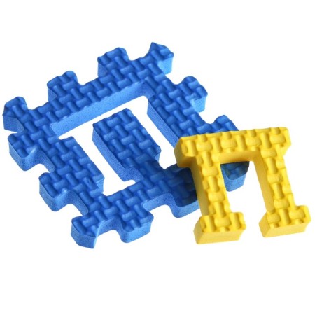 Game rug-puzzle, blue tractor-6