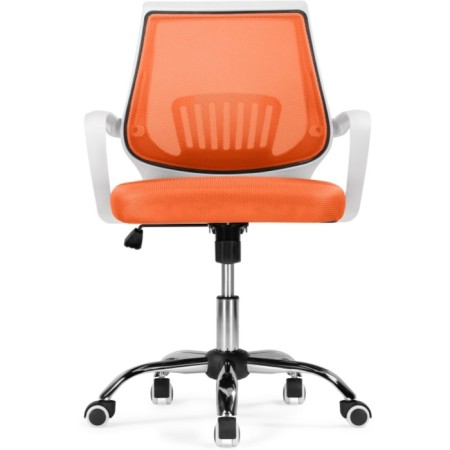 Children's armchair Ergoplus metal/fabric, chrome/orange 61x55x84 cm-2