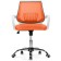 Children's armchair Ergoplus metal/fabric, chrome/orange 61x55x84 cm