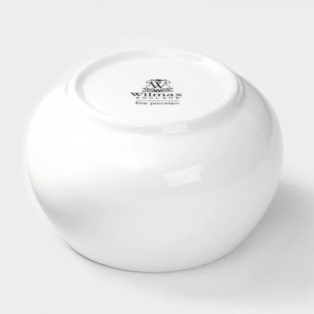 Porcelain sugarian with a Wilmax lid, 210 ml, white color-3