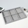 Decoration for decorations 6 cells, phlock, 35 × 24 × 3, color gray color