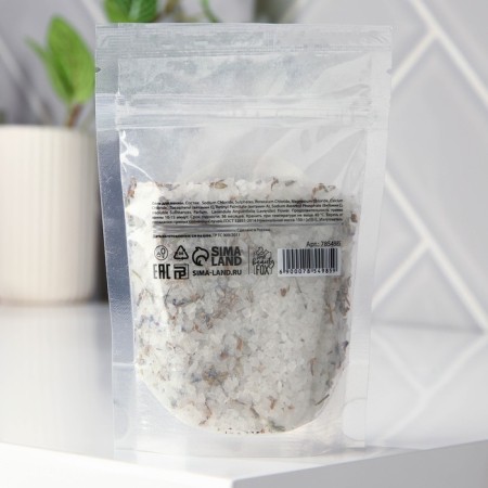 Bath salt "Miraculous Care", 150 g, with lavender petals, Beauty Fox-2