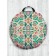 Pillow Sidushka "Ethnic pattern with flowers", decorative, d = 52 cm