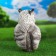 Garden figure "Owl Big Polar" 27 cm