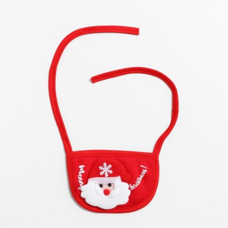 Dog collar "Santa", red-1