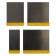 Set of spatula Encor 9992, steel, plastic handles, 50-80-100-120 mm, 4 pcs.