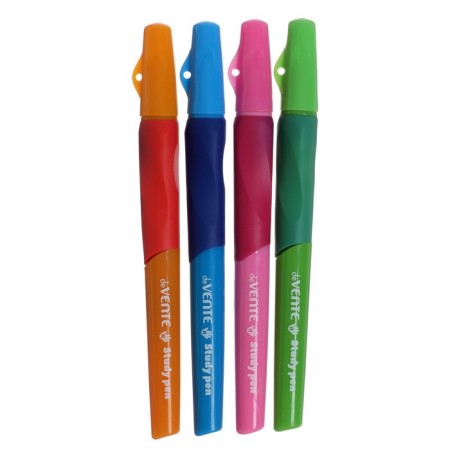 The handle for right -hand Personia Devente Study Pen, node 0.7 mm, rubber holder, blue -based blueberries-6
