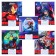 A set of notebooks 10 pieces, 24 sheets in a ruler, cover covering cardboard, avengers