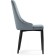 CHART STARAL CARA Kora Metal/velor, Black/Gray 47x57x89 cm