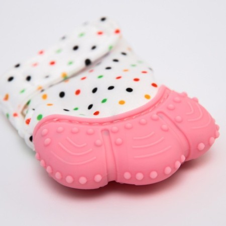 Mitten Mitten "Baby", on Velcro, Pink color, Baby Me-4
