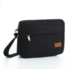 Male bag, black color
